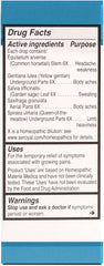 UNDA 240 Numbered Compounds packaging and ingredients