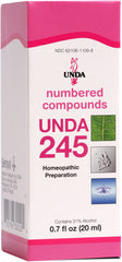 UNDA 245 Numbered Compounds bottle with dropper