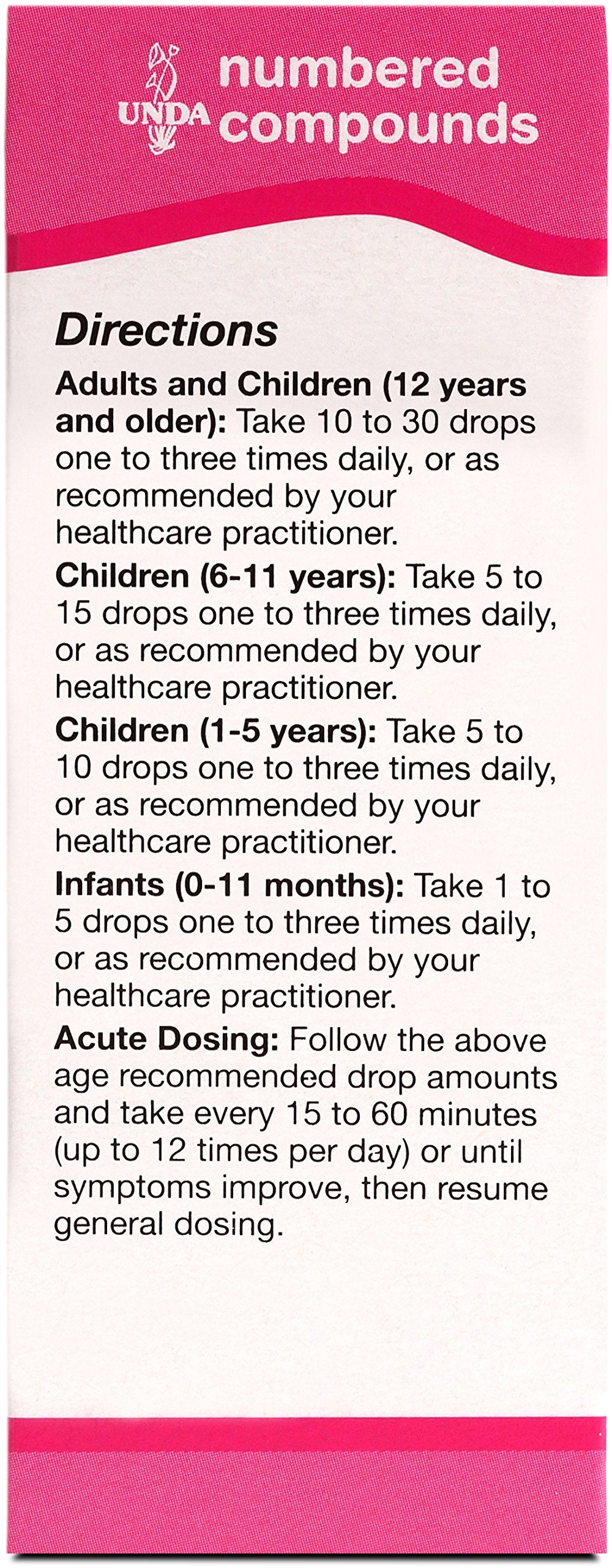 Infographic-style image showing plant constituents and minerals in UNDA 248