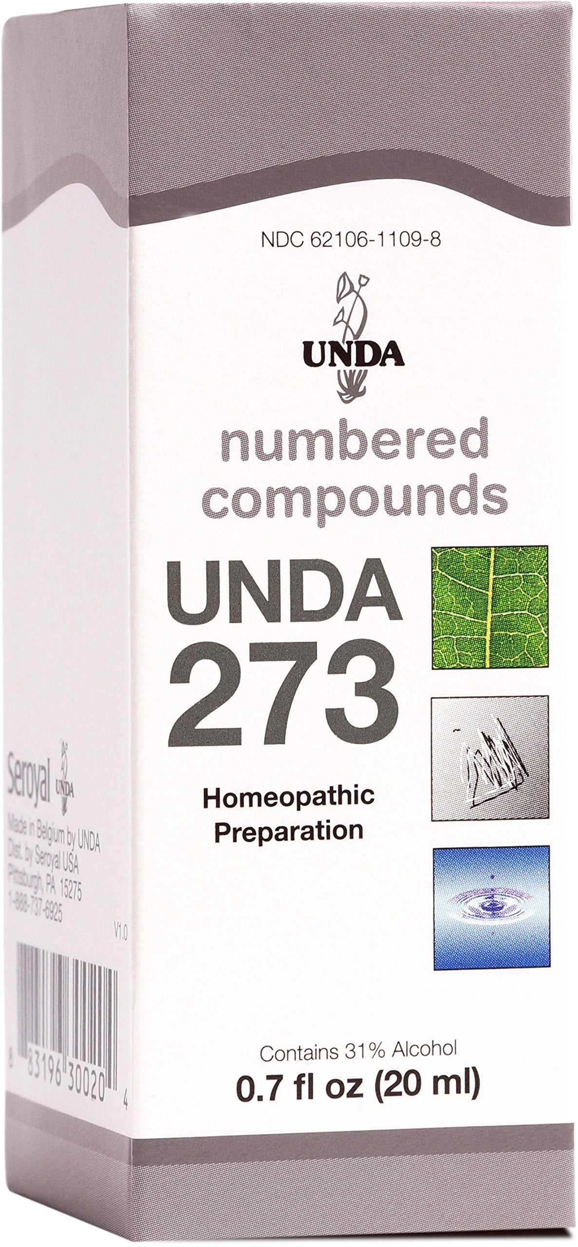 UNDA 273 Numbered Compounds bottle