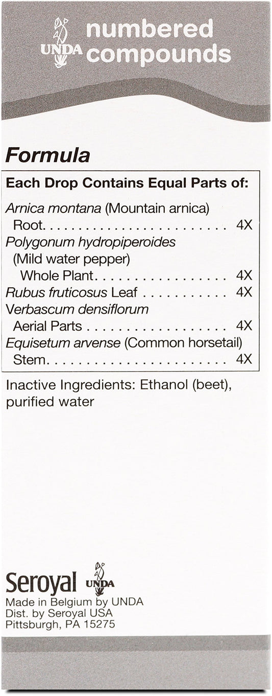 UNDA 273 Numbered Compounds box and bottle