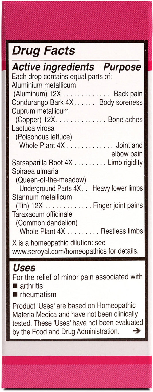Close up of UNDA 28 Numbered Compounds bottle label