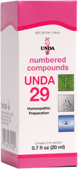 UNDA 29 Numbered Compounds bottle with packaging