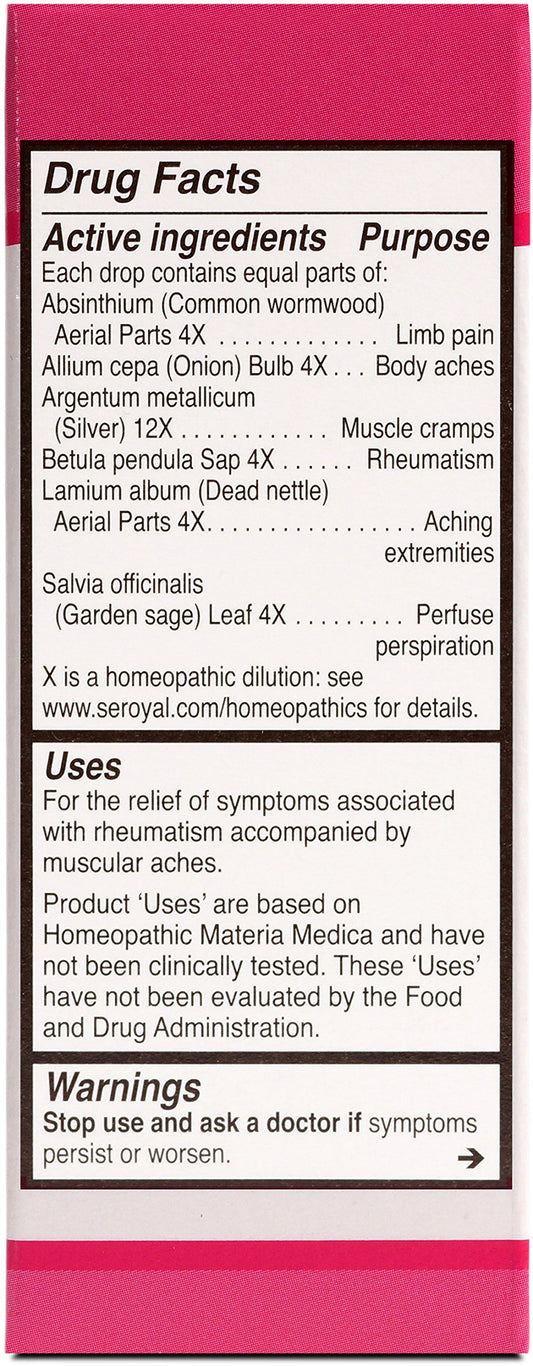 Close-up of UNDA 29 Numbered Compounds product label