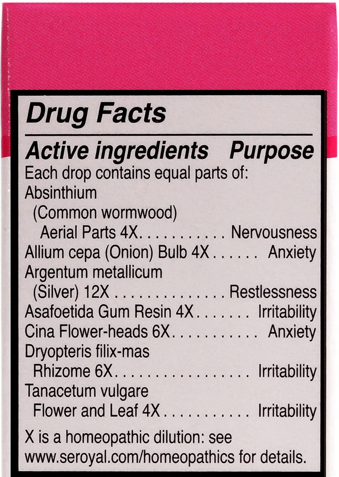 UNDA 39 Numbered Compounds bottle with dropper