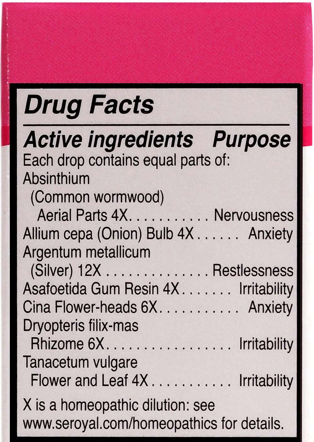 UNDA 39 Numbered Compounds bottle with dropper