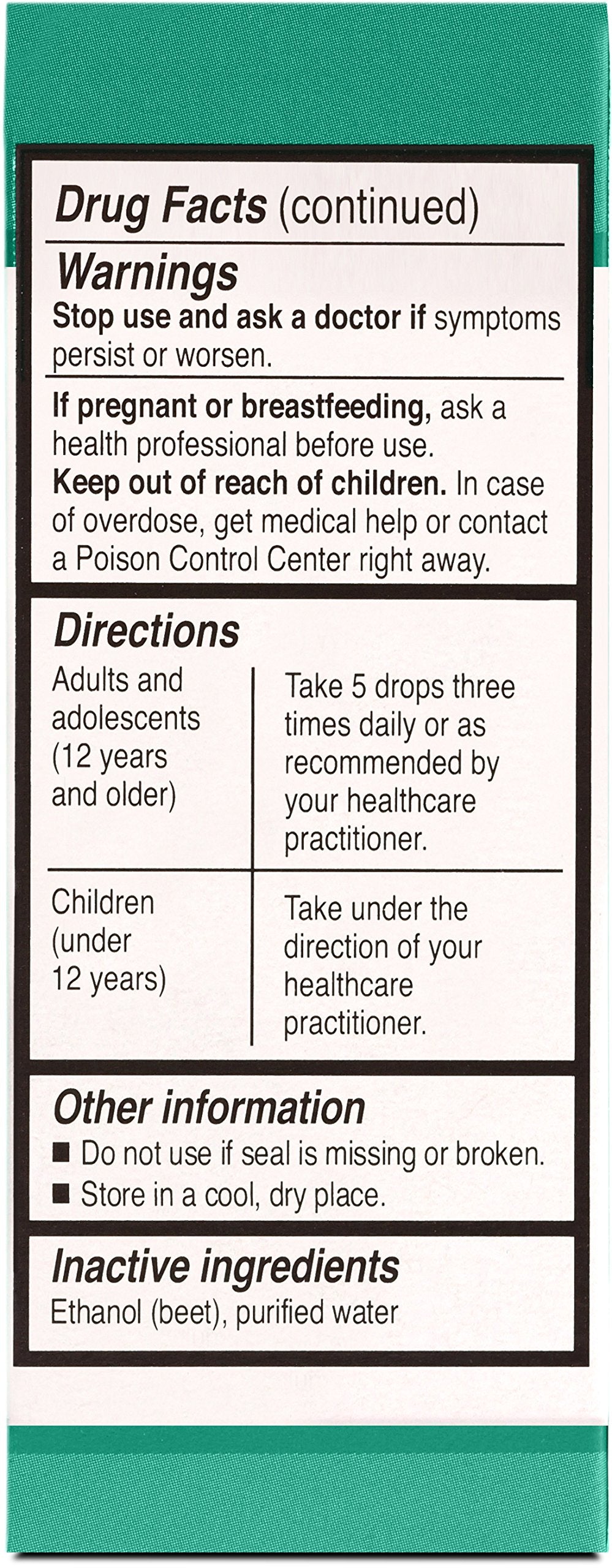Botanical and mineral components of UNDA 4 Numbered Compounds packaging