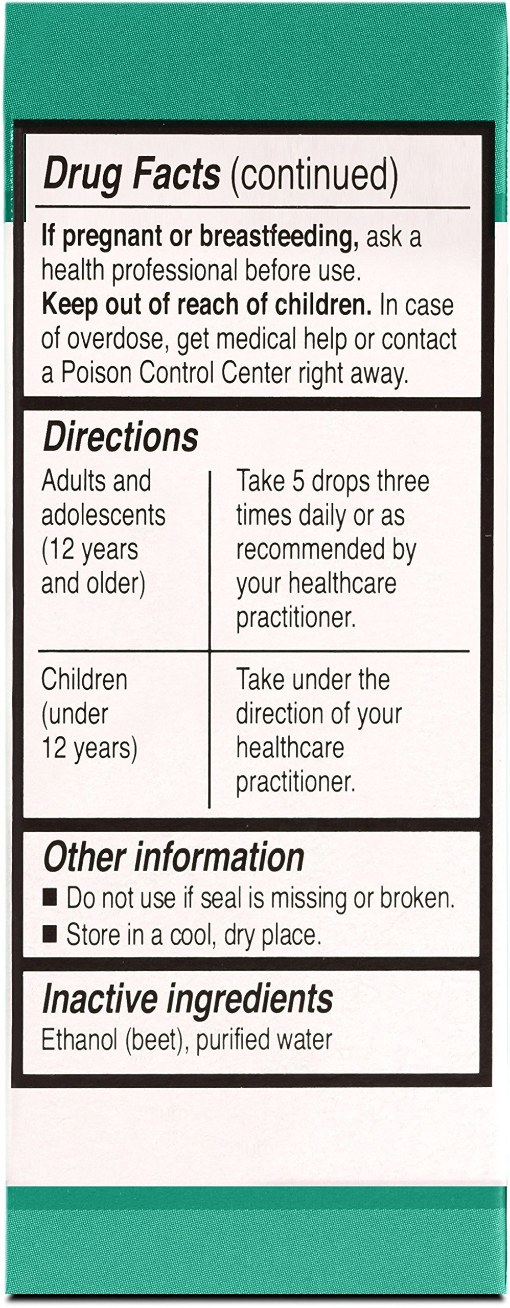 Close-up of UNDA 46 Numbered Compounds vial label