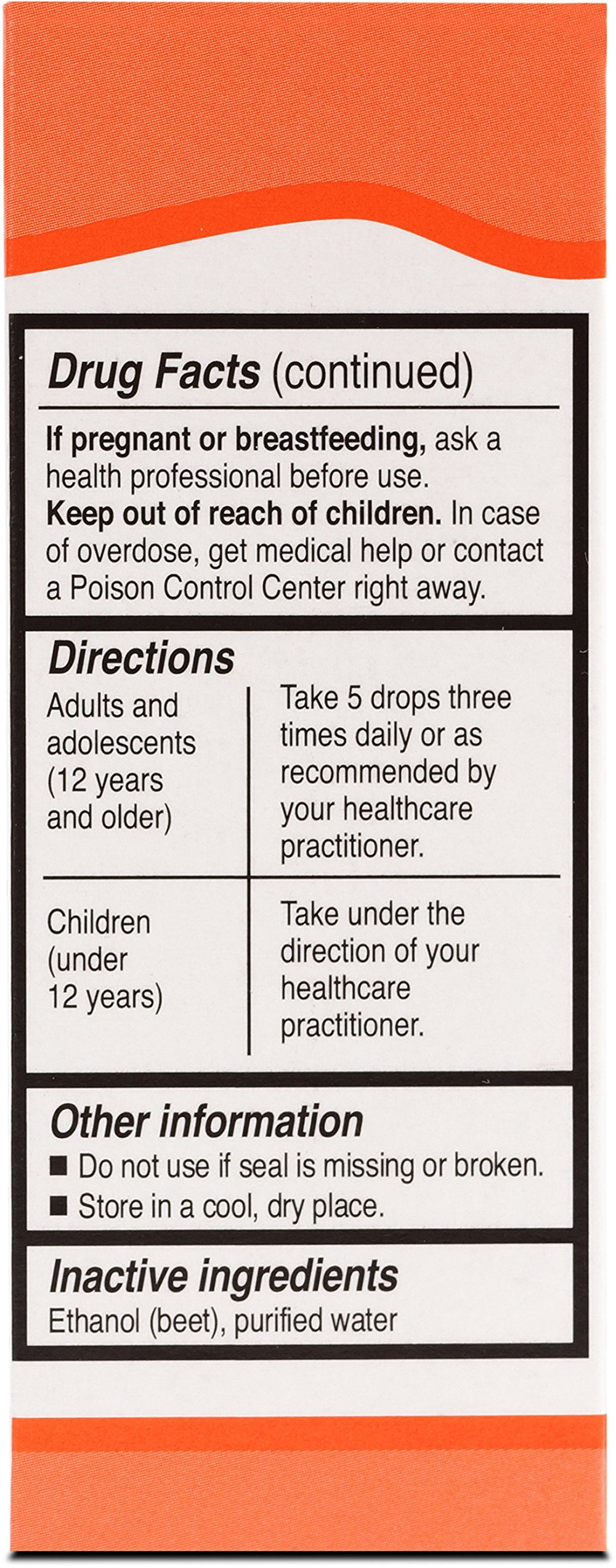 Close-up of UNDA 74 Numbered Compounds packaging