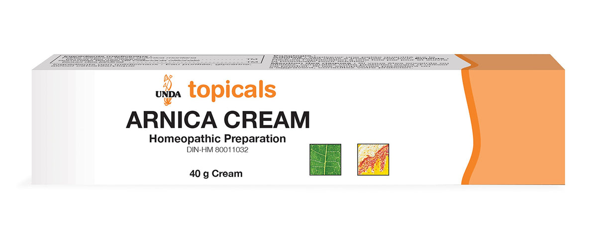 Front view of UNDA Arnica Cream 1.4 oz