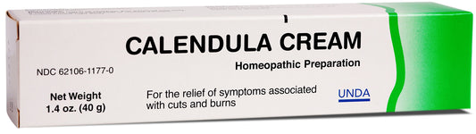 UNDA Calendula Cream 1.4 oz - front label