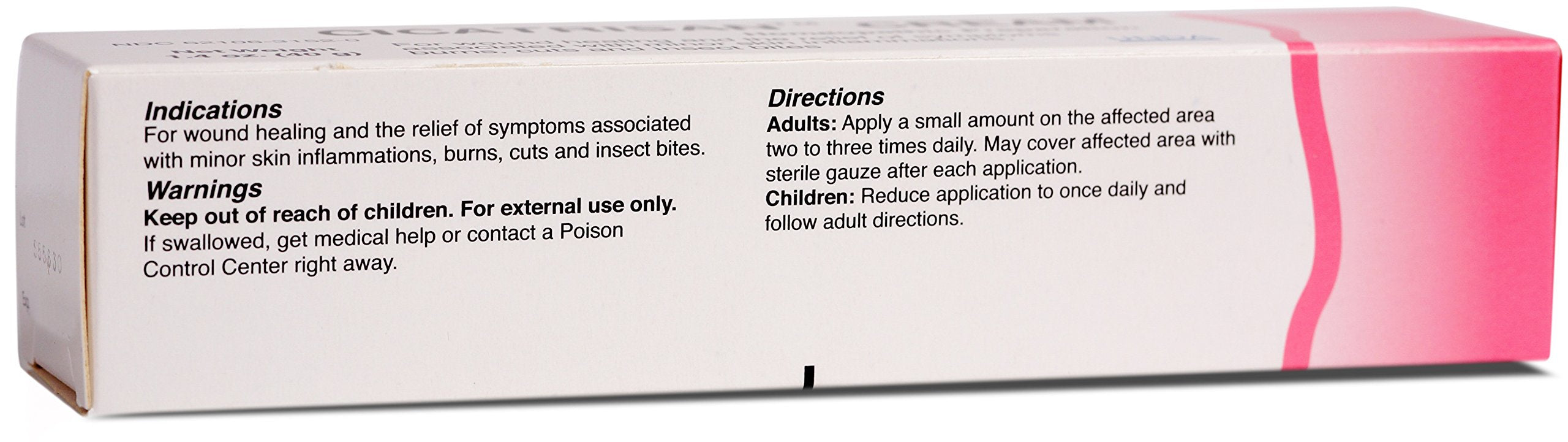 Applying UNDA Cicatrisan Cream to affected skin
