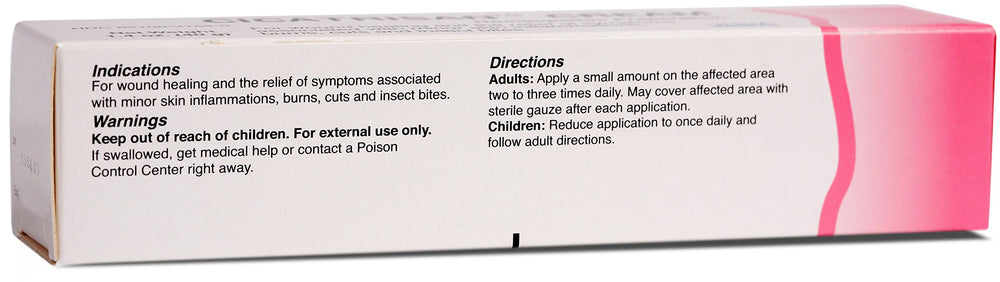 Applying UNDA Cicatrisan Cream to affected skin