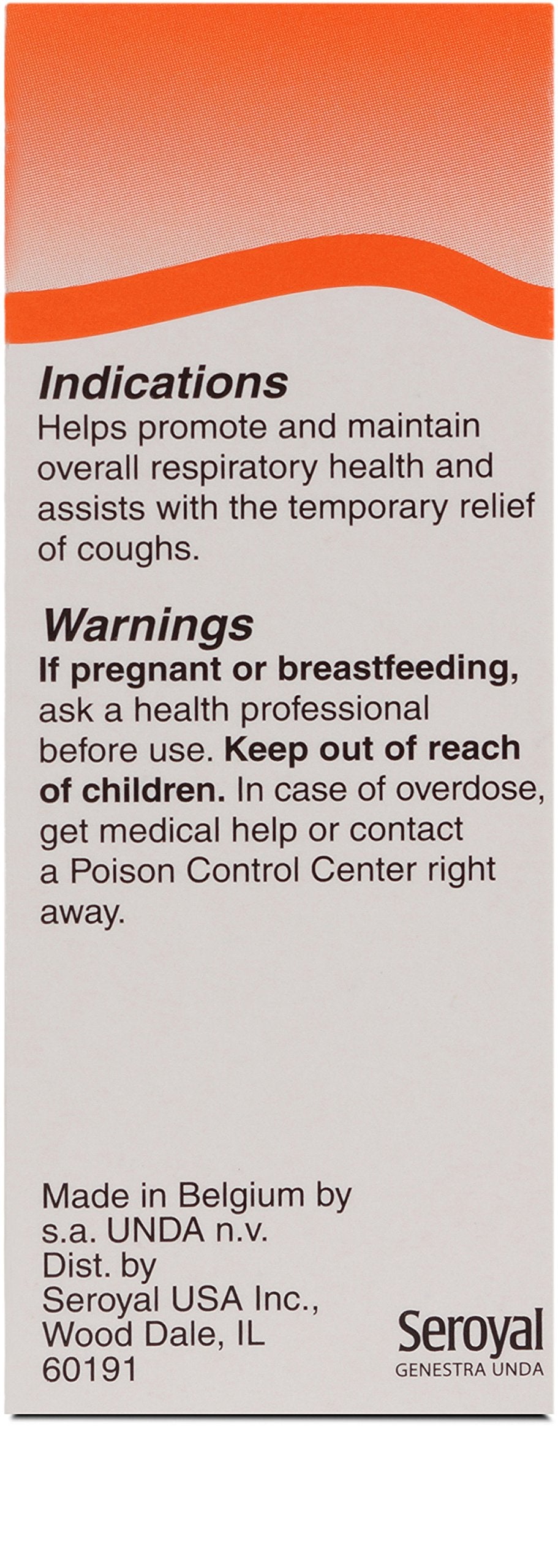 Drops placed under tongue for administration