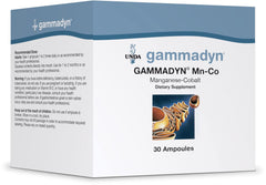 UNDA Gammadyn Mn-Co oligo-element supplement bottle and packaging