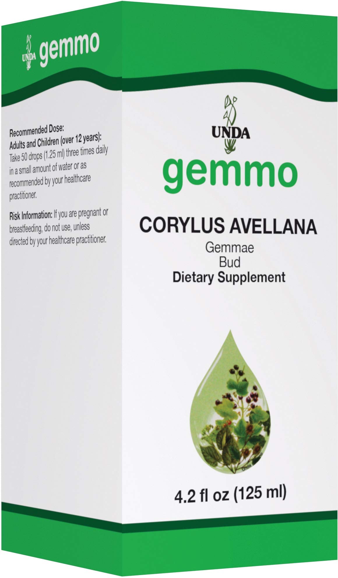 UNDA Gemmo Therapy Corylus Avellana bottle