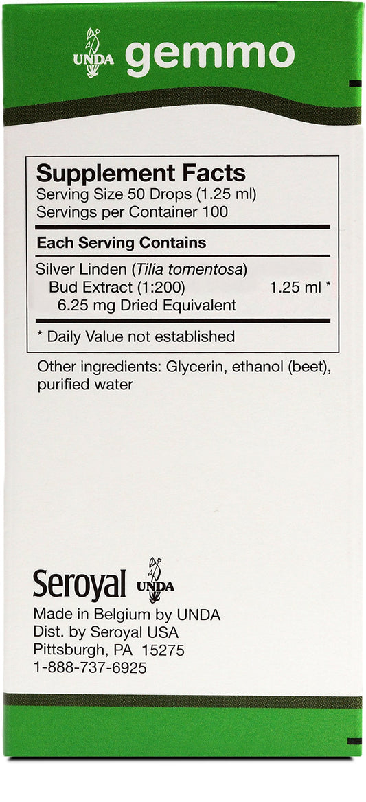 Silver Linden Bud Extract gemmotherapy vial