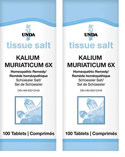 UNDA Kalium Muriaticum 6X bottle label