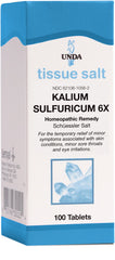 UNDA Kalium Sulfuricum 6X 100 tablets