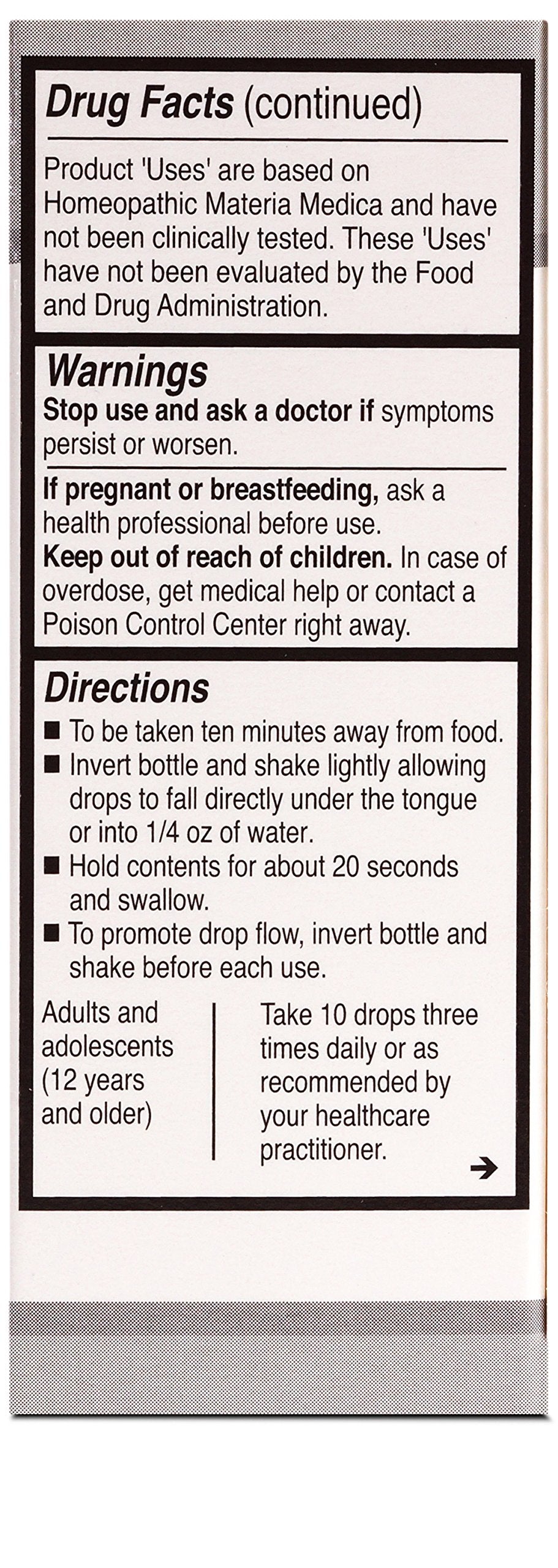 UNDA Plex Remedies bottle with usage directions