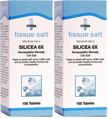 UNDA Silicea 6X Salt 100 tablets per pack (2-pack) – hero image