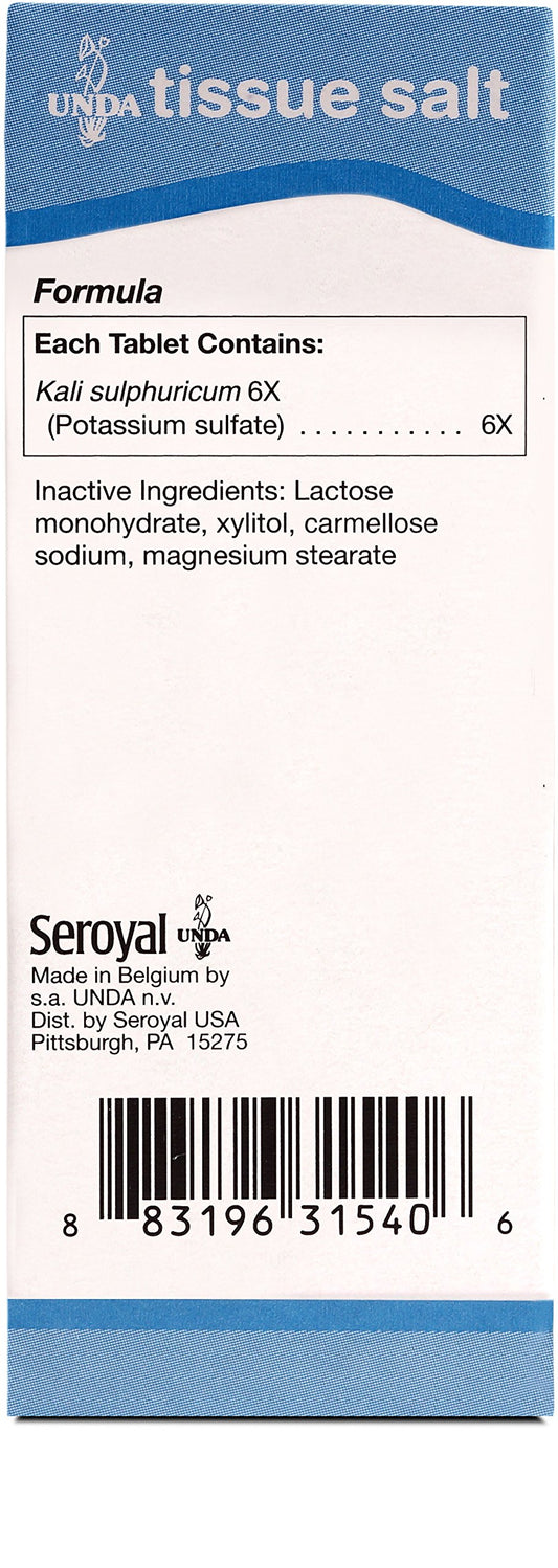 Schuessler Tissue Salts for skin irritation