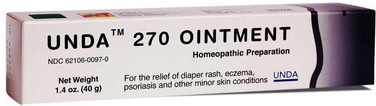 UNDA 270 Ointment label
