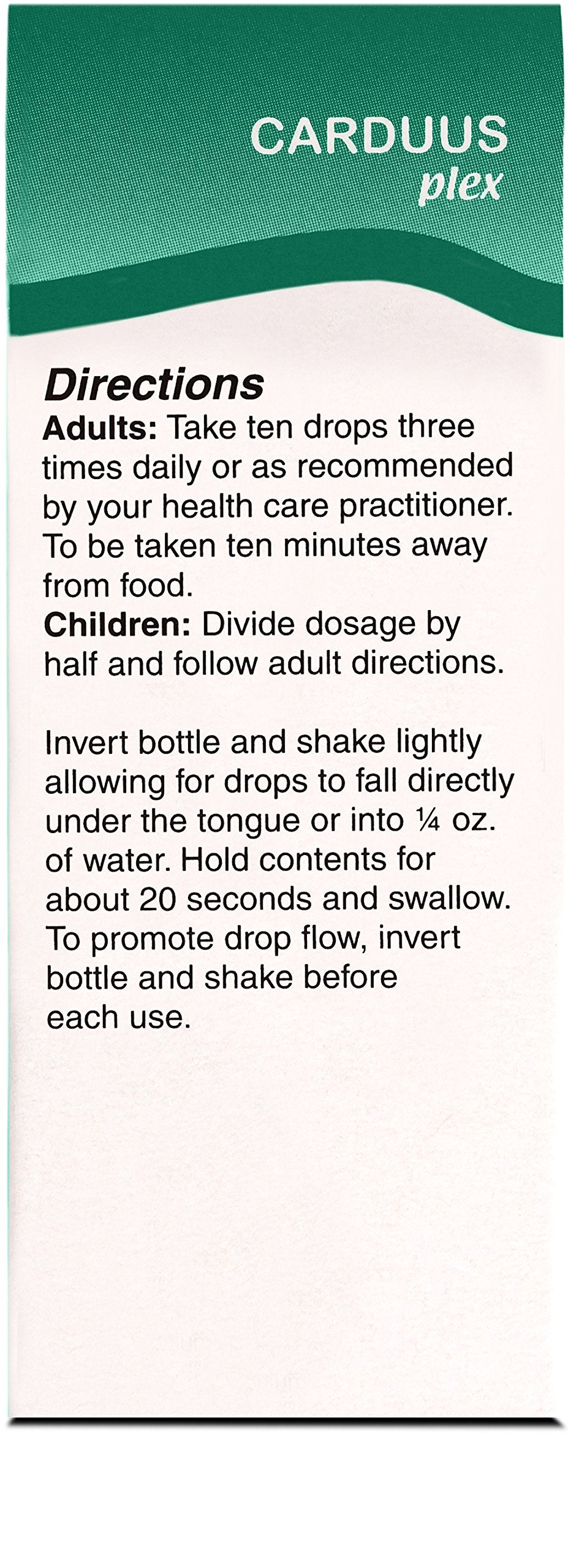 Graphic showing digestive system support associated with UNDA Carduus Plex