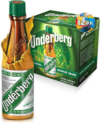 Underberg 12-bottle pack front view