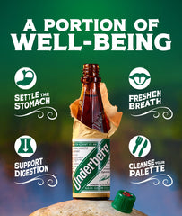 Side panel of Underberg 2025 Collector Tin with Limited Edition text