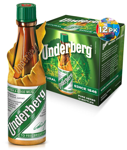 Underberg 12-bottle house bar pack - front view