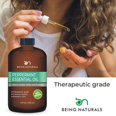 Pure, undiluted peppermint oil with no fillers