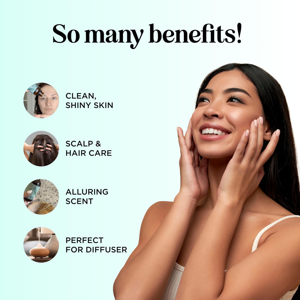 Undiluted rosemary essential oil in glass bottle