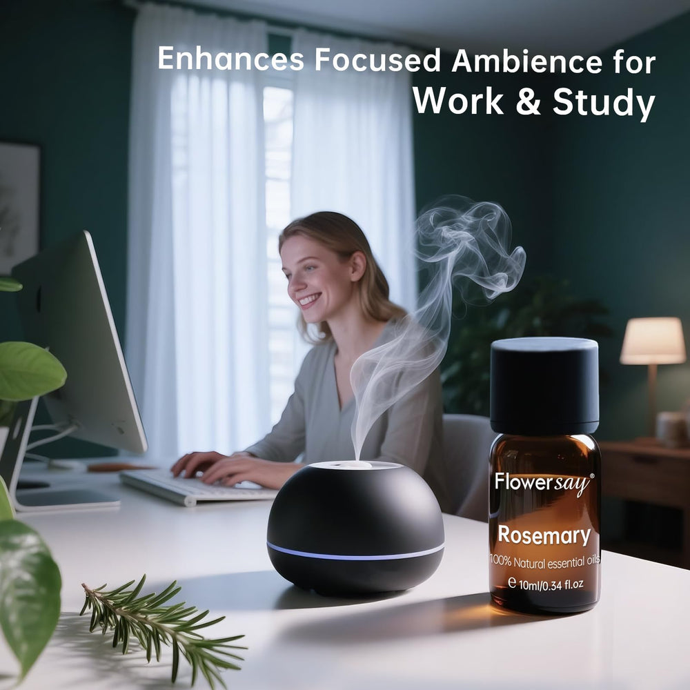 Undiluted therapeutic-grade rosemary essential oil
