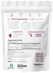 Unflavored collagen powder for drinks
