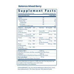 Close-up of Balance Mixed Berry flavor sachets