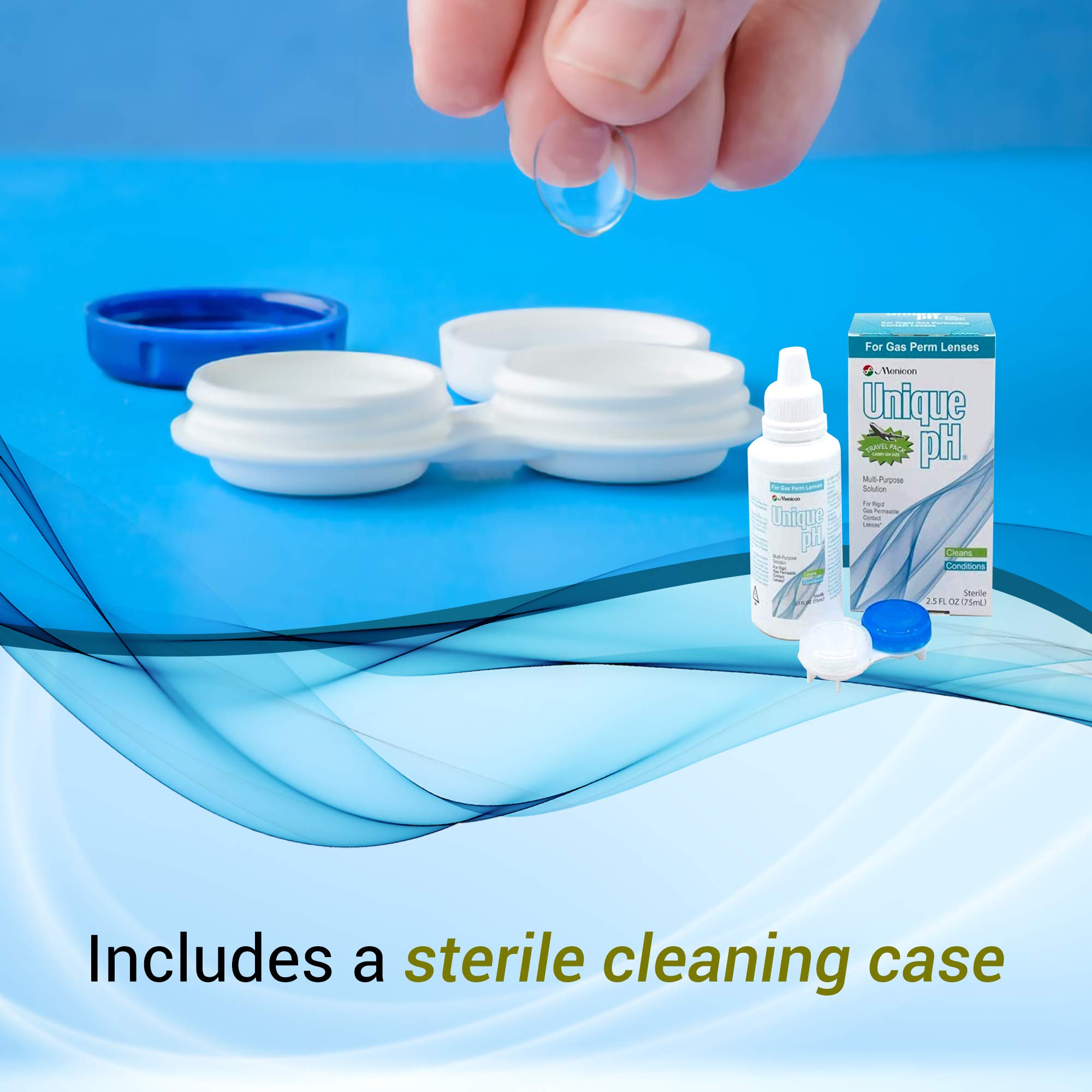 Travel-ready bottle of Unique pH multipurpose solution