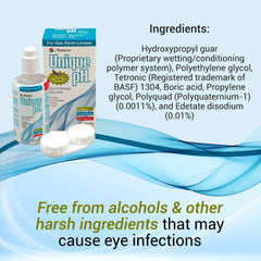 Compact multipurpose solution for gas permeable lenses by Unique pH