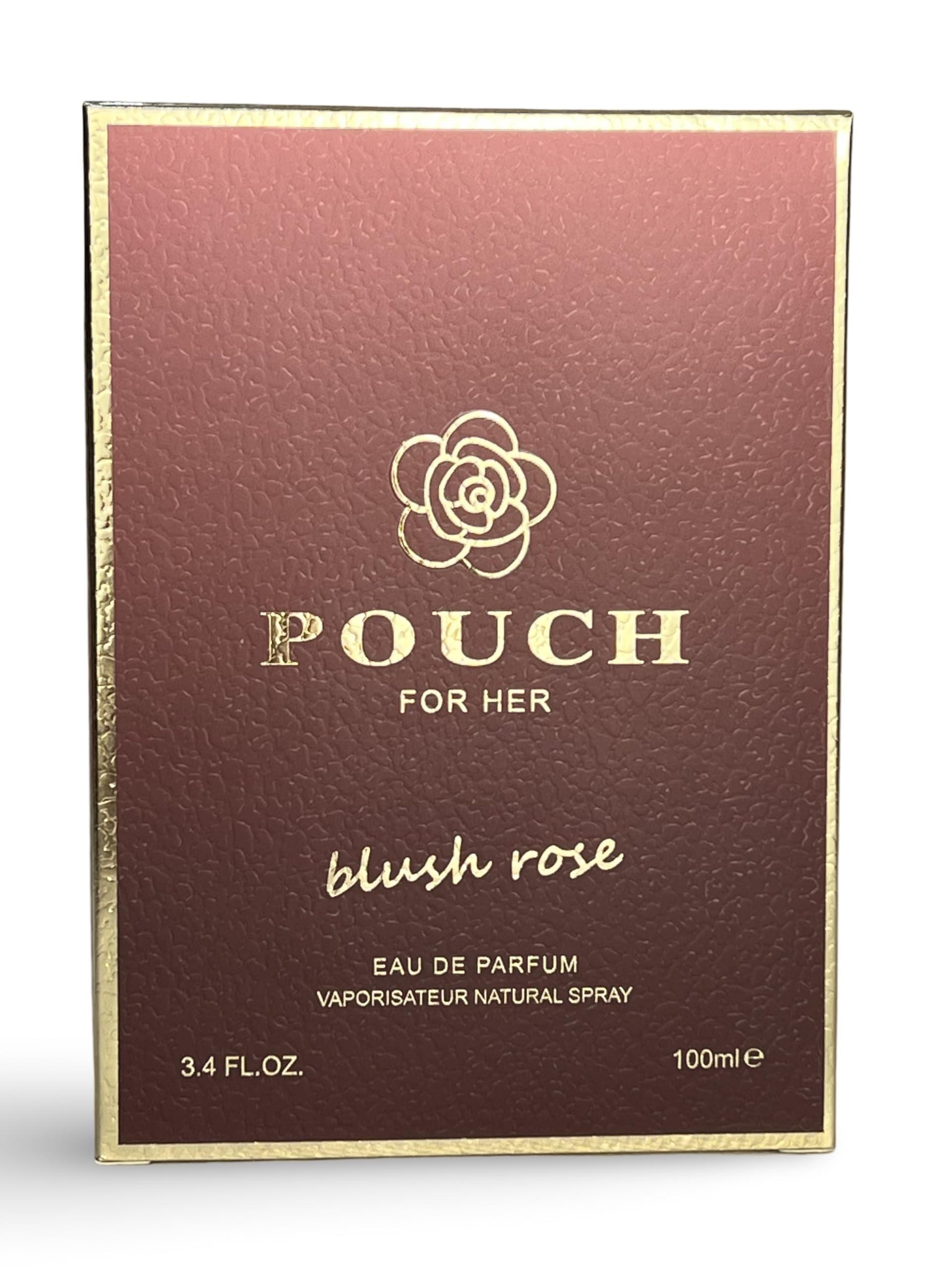 United Scents Pouch Blush Rose pink box showcasing brand presentation