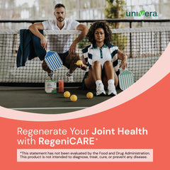 Univera Univestin synergy label image highlights its fast-absorbing joint support.