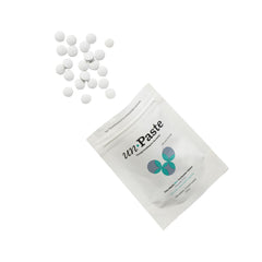 Unpaste toothpaste tablets, 125 count, travel-friendly.