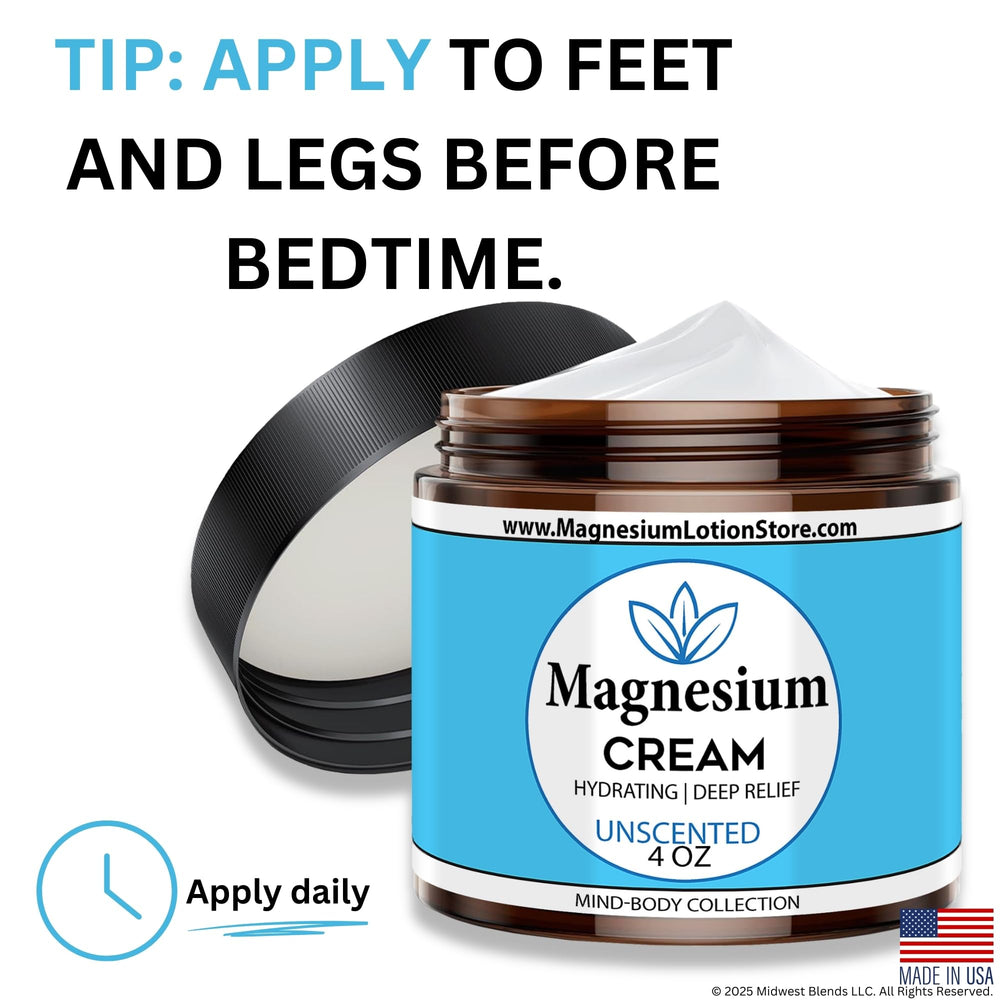 Jar showing 250 mg magnesium per teaspoon
