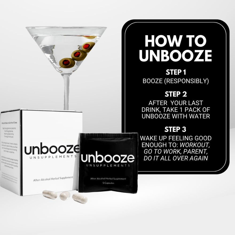 Unsupplements Unbooze morning scene with refreshed energy after party