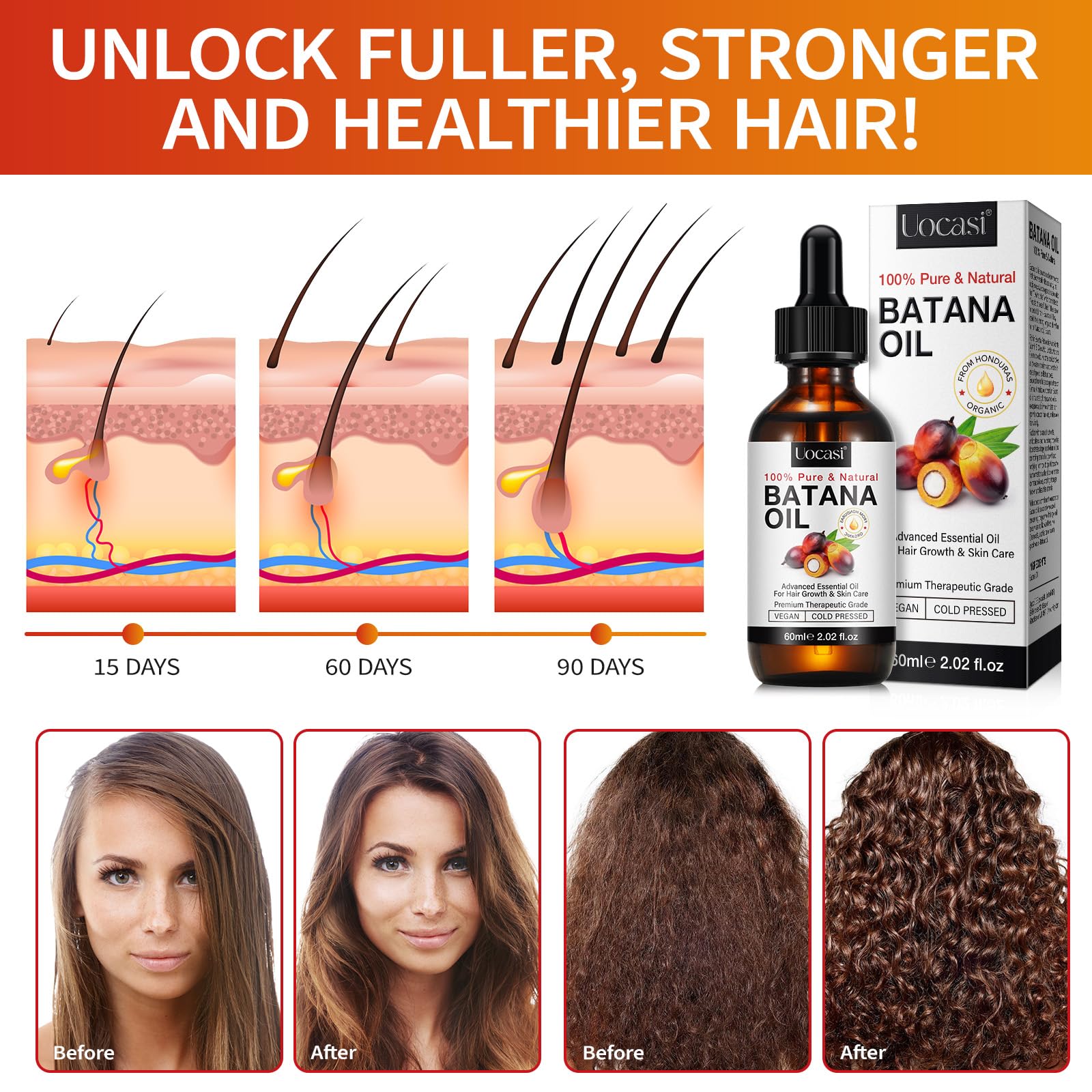 Scalp massage with Batana oil demonstrates quick absorption without greasiness.