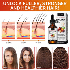 Scalp massage with Batana oil demonstrates quick absorption without greasiness.