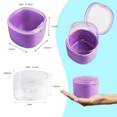 Leak-proof top with waterproof seal on the denture bath box