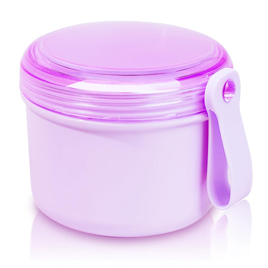 Uouovo Purple Large Denture Case - front view