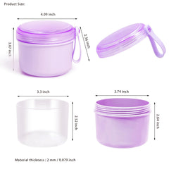 Transparent drainage tray inside denture soaking cup