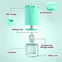Top-down view showing control panel on UpaClaire cleaner