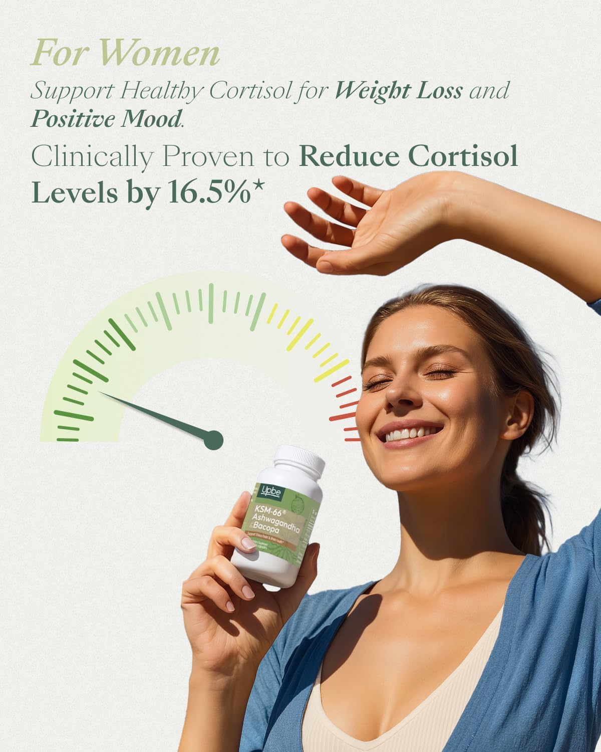 Ingredients label showing KSM-66 Ashwagandha, Bacopa and Milk Thistle